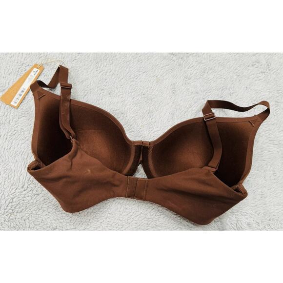 NWT SKIMS FITS EVERYONE FULL COVERAGE BRA COCOA 34D - Picture 5 of 5